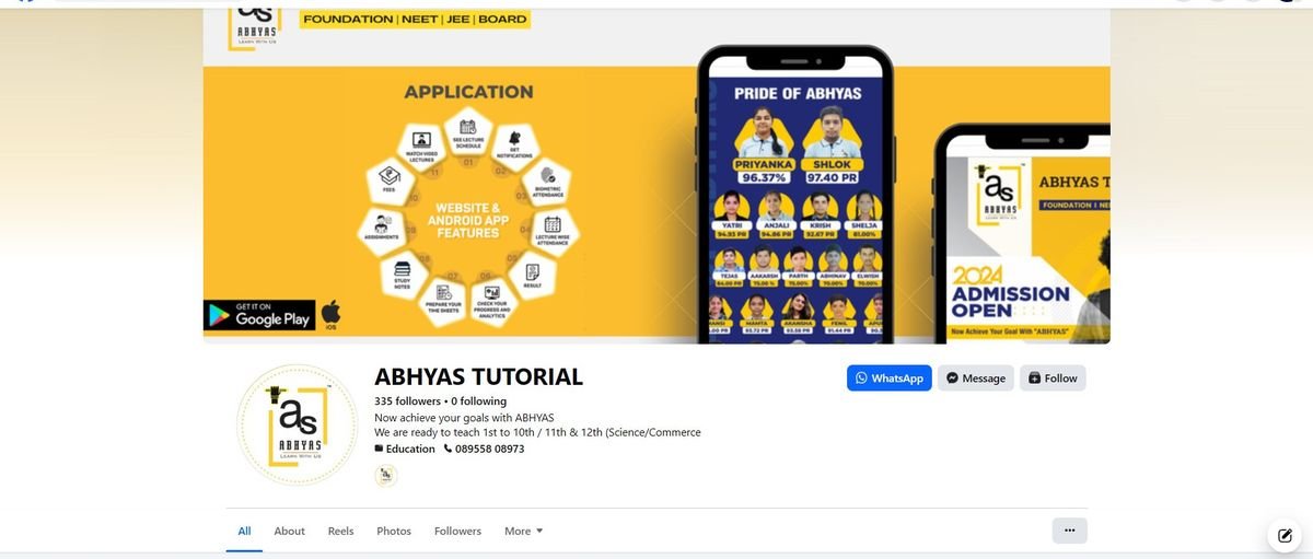 Abhyas Tutorial Facebook page